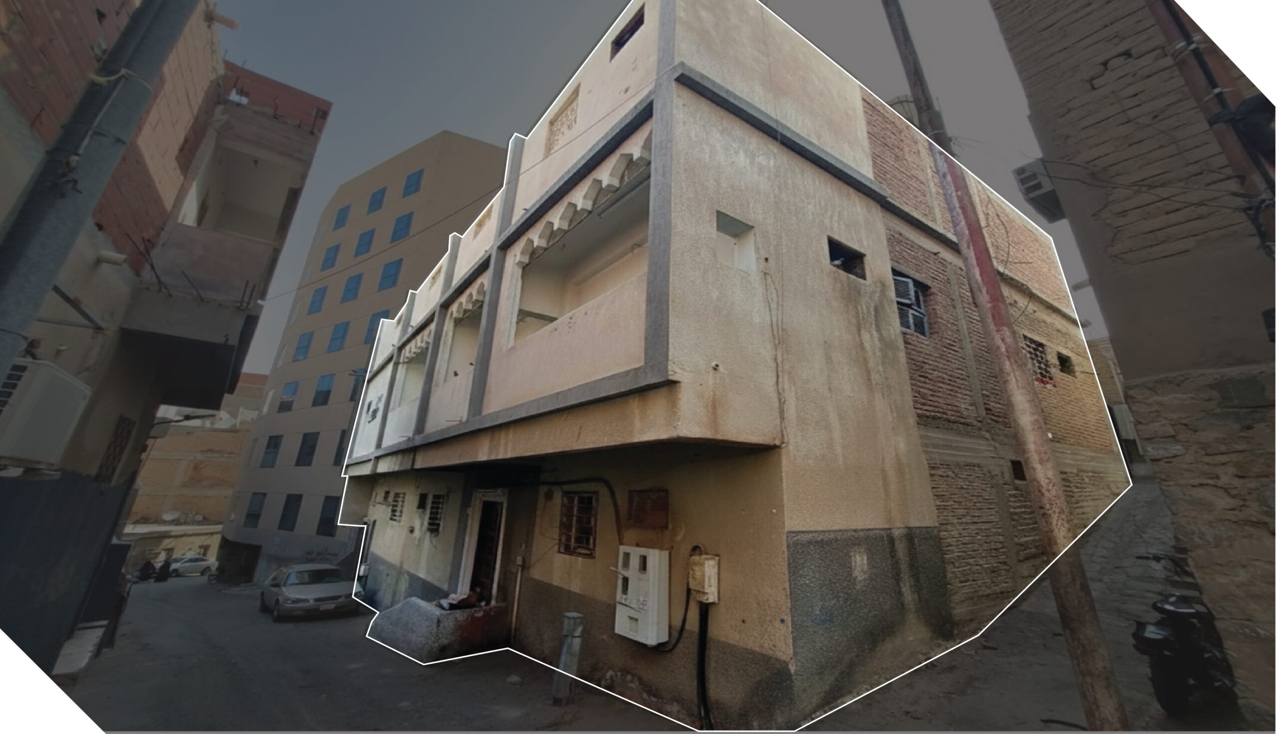 عمارة سكنية بحي الزاهر شرق مطبعة الثقافة بمكة المكرمة بمساحة 160.66 م