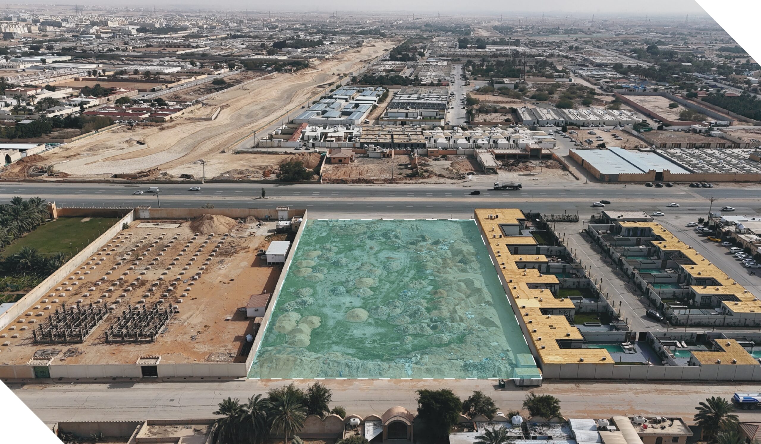 أرض سكنية بحي الرمال بمدينة الرياض بمساحة 8050 م